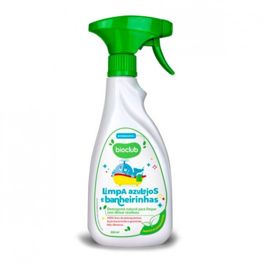 Spray limpeza de azulejos e banheiras  orgânico líquido