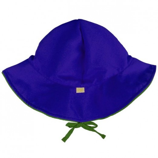 Chapéu Infantil Dupla Face Azul e Verde XXG EcoKids Proteção 50+FPU