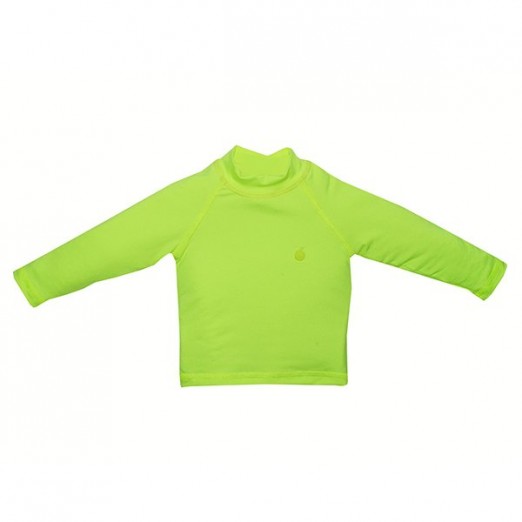 Camiseta Infantil Com Proteção Solar Tamanho M Verde Grow Up