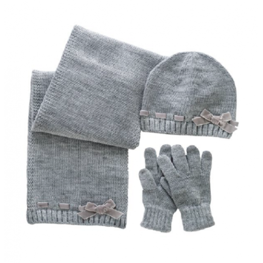 Kit de inverno 3 pçs em tricot - chicco