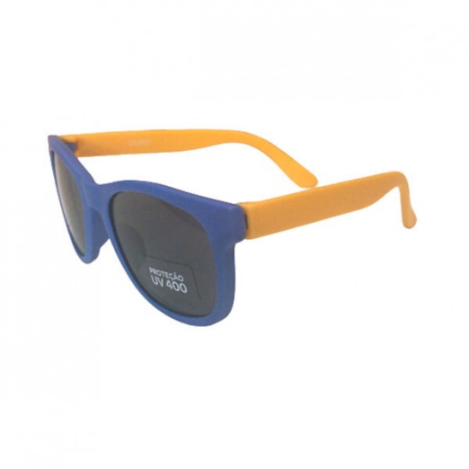 Óculos de Sol Infantil Azul e Amarelo Buba