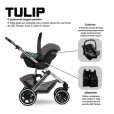 Bebê Conforto Tulip Abc Design Travel System Acopla carrinho Salsa 4 Até 13kg Black