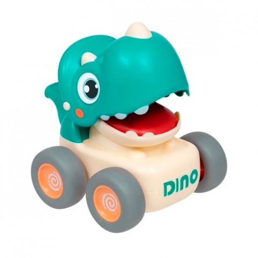 Brinquedo Carrinho Dino Com Fricção e Apito Buba