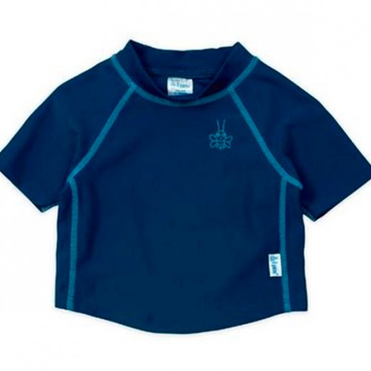 Camiseta Infantil Masculina FPS 50+ Azul Marinho Rashguard IPLAY G