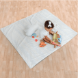 Papi tapete infantil para brincar com forro impermeável cruzinha 1,35m x 1,20m contém 01 un