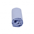 Papi lençol avulso  c/ elástico azul bebê tamanho americano liso 1,30m x 70cm x 12cm