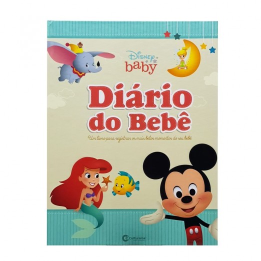 Diário do Bebê Unissex Disney Baby