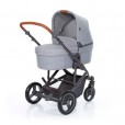 Carrinho Para Bebê Abc Design Como 4 Trio System Acompanha Moisés Carry Cot E Bebê Conforto Risus Desde o Nascimento Até 22 kg Woven Grey