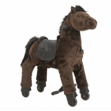 Brinquedo Cavalo Montaria Infantil Uppi Marrom Kiddo Pequeno