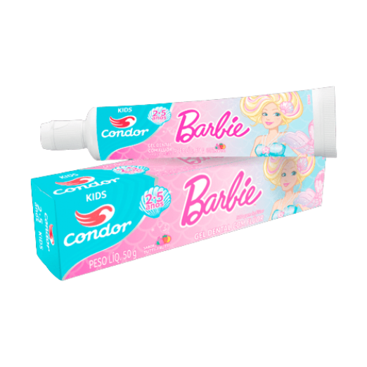 Creme Dental Infantil Tutti-Frutti Barbie Condor