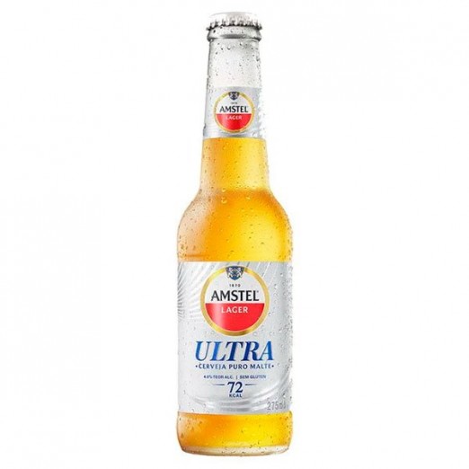 Cerveja Amstel Long Neck 275ml Puro Malte