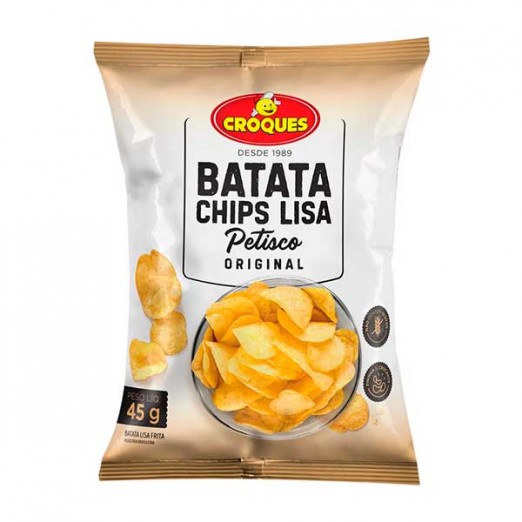 Batata Chips Sabor Original 45g Croques