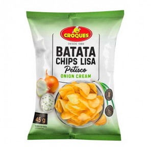 Batata Chips Onion Cream 45g Croques
