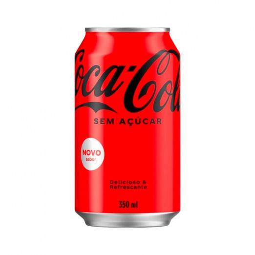 Refrigerante Coca Cola Zero Sleek 350ml Coca Cola