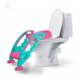 Redutor de assento multikids com escada 1 degrau rosa