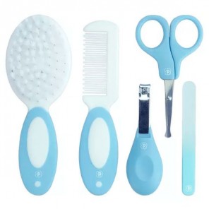 Kit de Higiene Bebê Masculino Azul 5 Peças Pimpolho