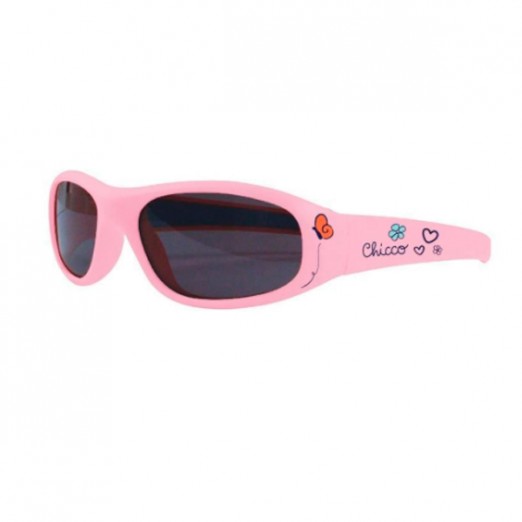 óculos de sol infantil chicco  0+ rosa