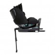 Cadeirinha de Bebê Para Carro Indicado a 40 cm à 125 cm Com Base Giratória e Reclinação Seat3Fix Preta Chicco