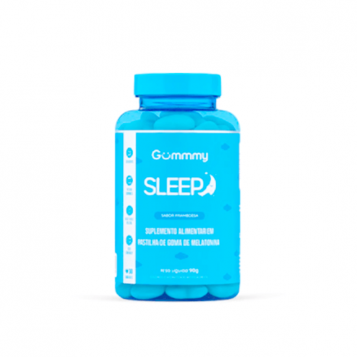 Vitamina Suplementar de Melatonina Framboesa Sleep Gummmy