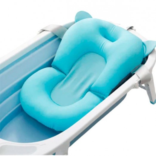 Almofada Infantil De Banho Masculina Azul Lisa Pimpolho