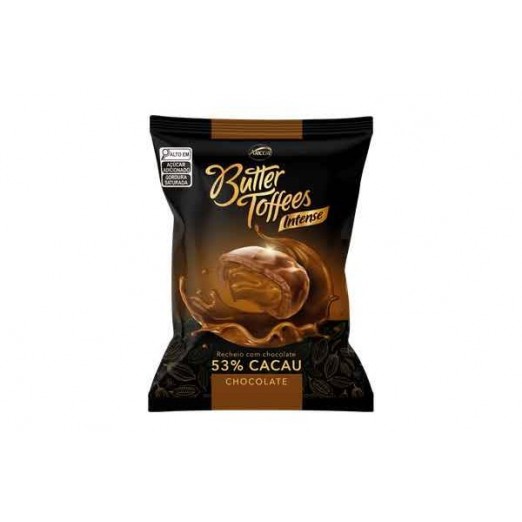 Bala De Chocolate 53% Cacau Butter Toffees Arcor 90g