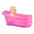 Banheira Para Criança Inflável Bath Buddy Rosa Multikids 6 à 12M