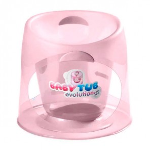 Ofurô Infantil Evolution 0 a 8 Meses Rosa Baby Tub