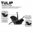Bebê Conforto Abc Design Tulip Storm Travel System Acopla Carrinho Salsa 4 e Treviso 3  Até 13kg