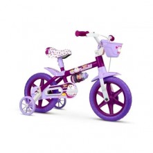 Bicicleta Infantil Aro 12 Puppy Com Garrafinha Nathor