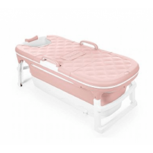 Aluguel banheira extra grande infantil dobrável rosa baby pil