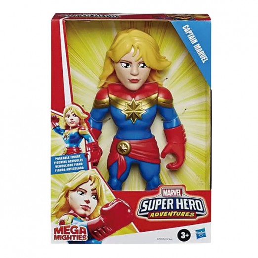 Brinquedo Capitã Marvel Heróis Marvel Mega Mighties Hasbro
