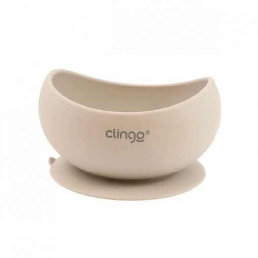 Bowl de Silicone Com Ventosa Infantil Fendi Clingo
