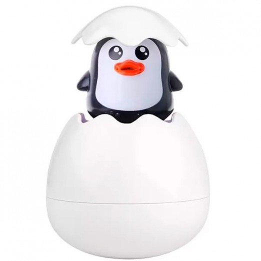 Brinquedo Infantil Banho Chuveirinho Buba Pinguim 12 À 24M