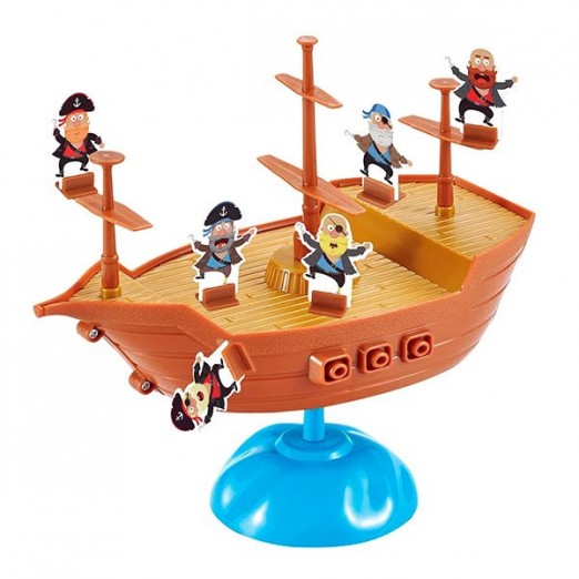 Brinquedo Infantil Equilibra Pirata Com Navio Multikids +5A