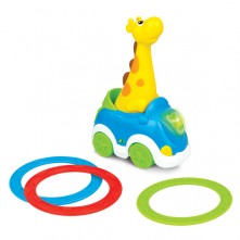 Brinquedo Infantil Girafa Argolinhas Vai e Vem Winfun