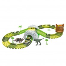 Brinquedo Infantil Pista Dinossauro DM Toys
