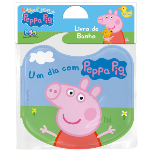 Brinquedo Infantil Livro De Banho Minha Primeira Peppa Pig