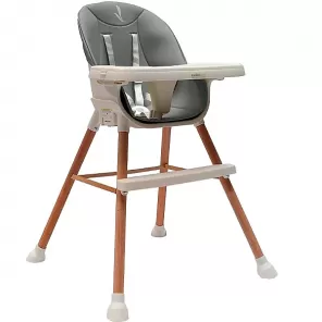 Cadeira Alimentação Executive 5 em 1 Cinza Premium Baby 