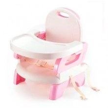 Cadeira De Alimentação Infantil Portátil Rosa Mastela 
