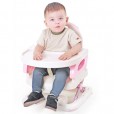 Cadeira De Alimentação Infantil Portátil Flexível 05 Posições de Regulagens Rosa Mastela
