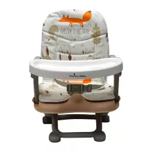 Cadeira Alimentação Portátil Cloud Bege e Fox Premium Baby 