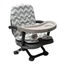 Cadeira Alimentação Portátil Cloud Cinza Chevron Premium Baby 