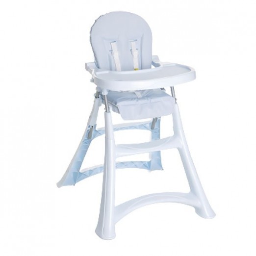 Cadeira Alta de Alimentação De Bebê Para Menino Premium Must Blue Galzerano