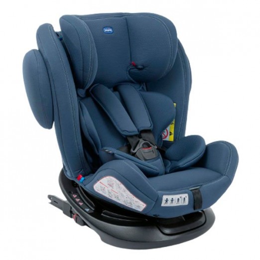 Cadeira de Bebê Com Isofix Para Auto 360° Único Plus Azul Chicco