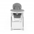 Cadeira De Alimentação Infanti Pepper Grey Lush Com 7 Posições de Altura 0M à 18Kg