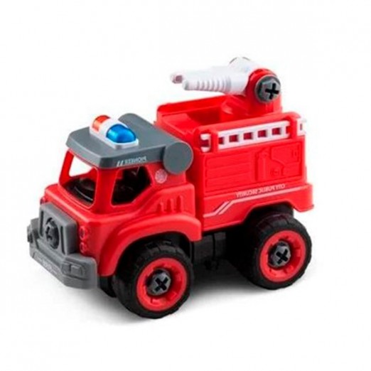 Brinquedo Infantil Caminhão Bombeiro City Machine Multikids Vermelho 3A+