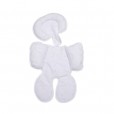 Capa Anatômica Mami Para Bebê Conforto e Carrinho Cor Branco Avião de Papel Papi