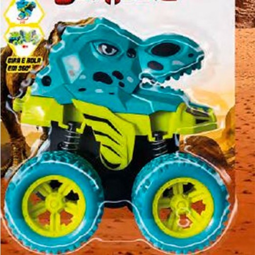 Brinquedo Infantil Angry Cars Jurassic Carrinho Dinossauro BigFoot 3 Anos