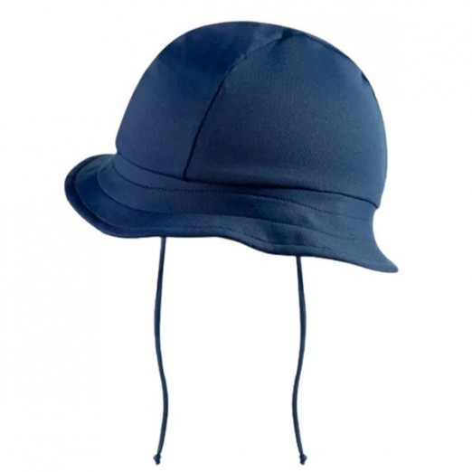 Chapéu Infantil Para Menino Com Proteção Solar Azul Marinho Dedeka Tam 0