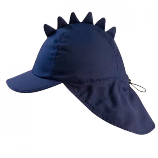Chapéu Infantil Para Menino Com Proteção Solar Azul Marinho Com Regulagem Dedeka Tam 2